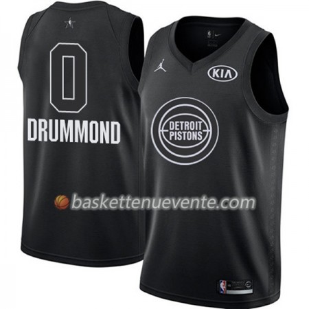 Maillot Basket Detroit Pistons Andre Drummond 0 2018 All-Star Jordan Brand Noir Swingman - Homme